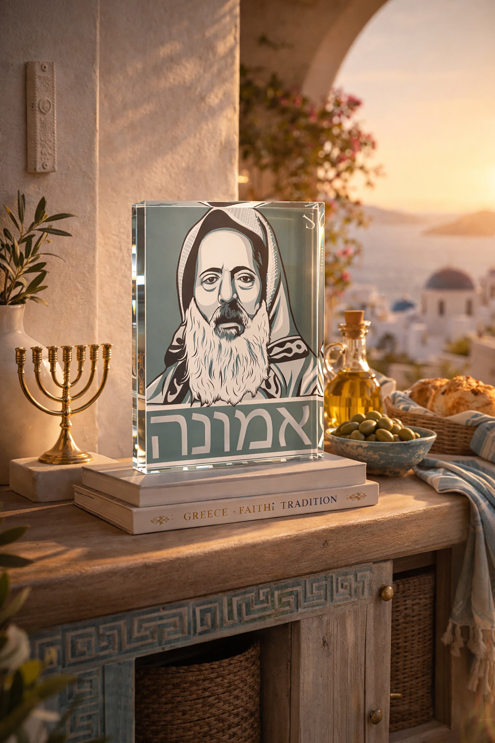 Rabbi Haim Pinto | Still Waters Edition | Acrylic Art Block