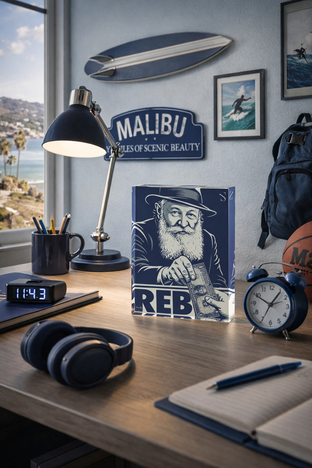 The Rebbe | Midnight Edition | Acrylic Art Block