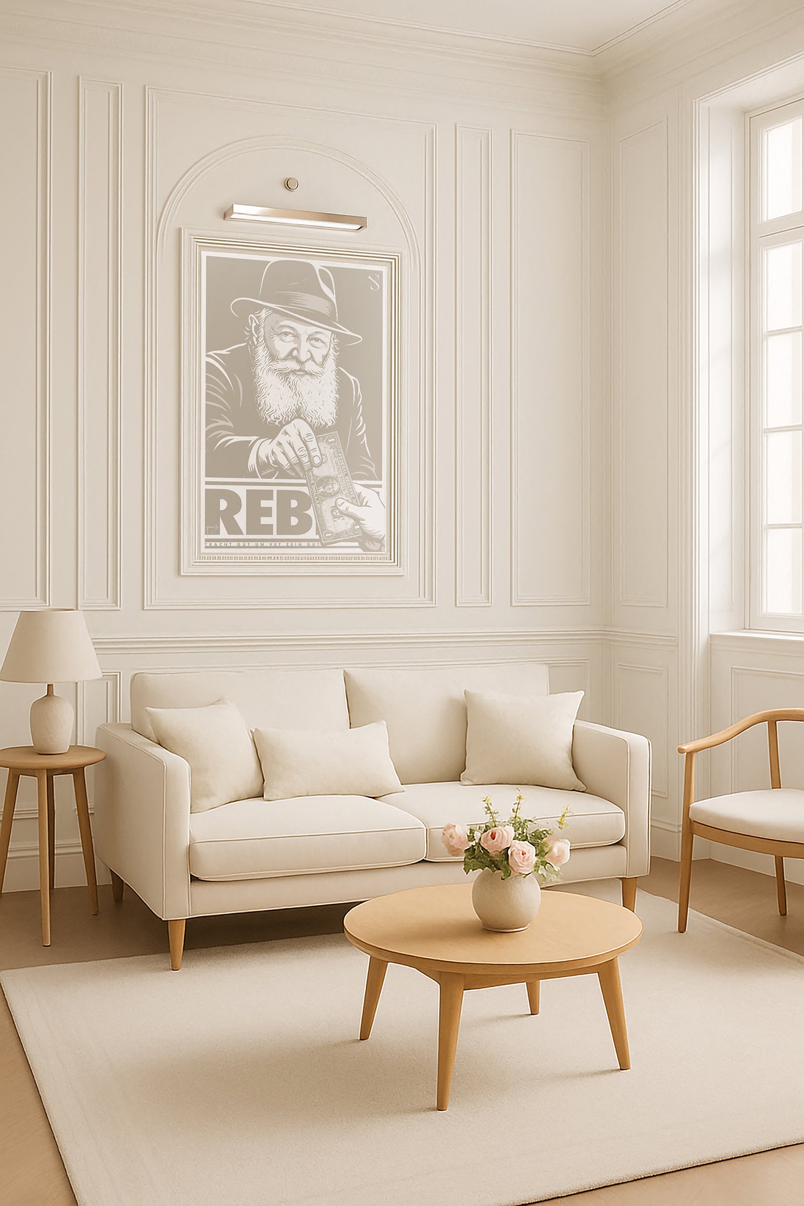 The Rebbe | Champagne Edition | Artwork
