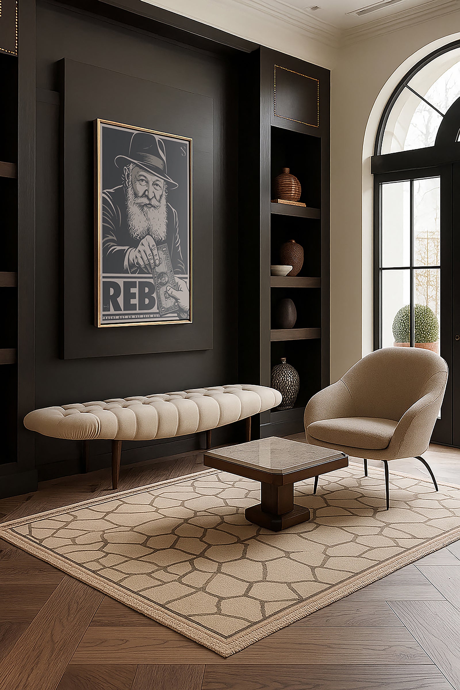 The Rebbe | Graphite Edition | Artwork