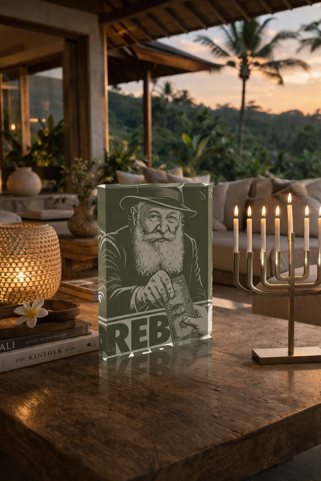 The Rebbe | Legacy Edition | Acrylic Art Block