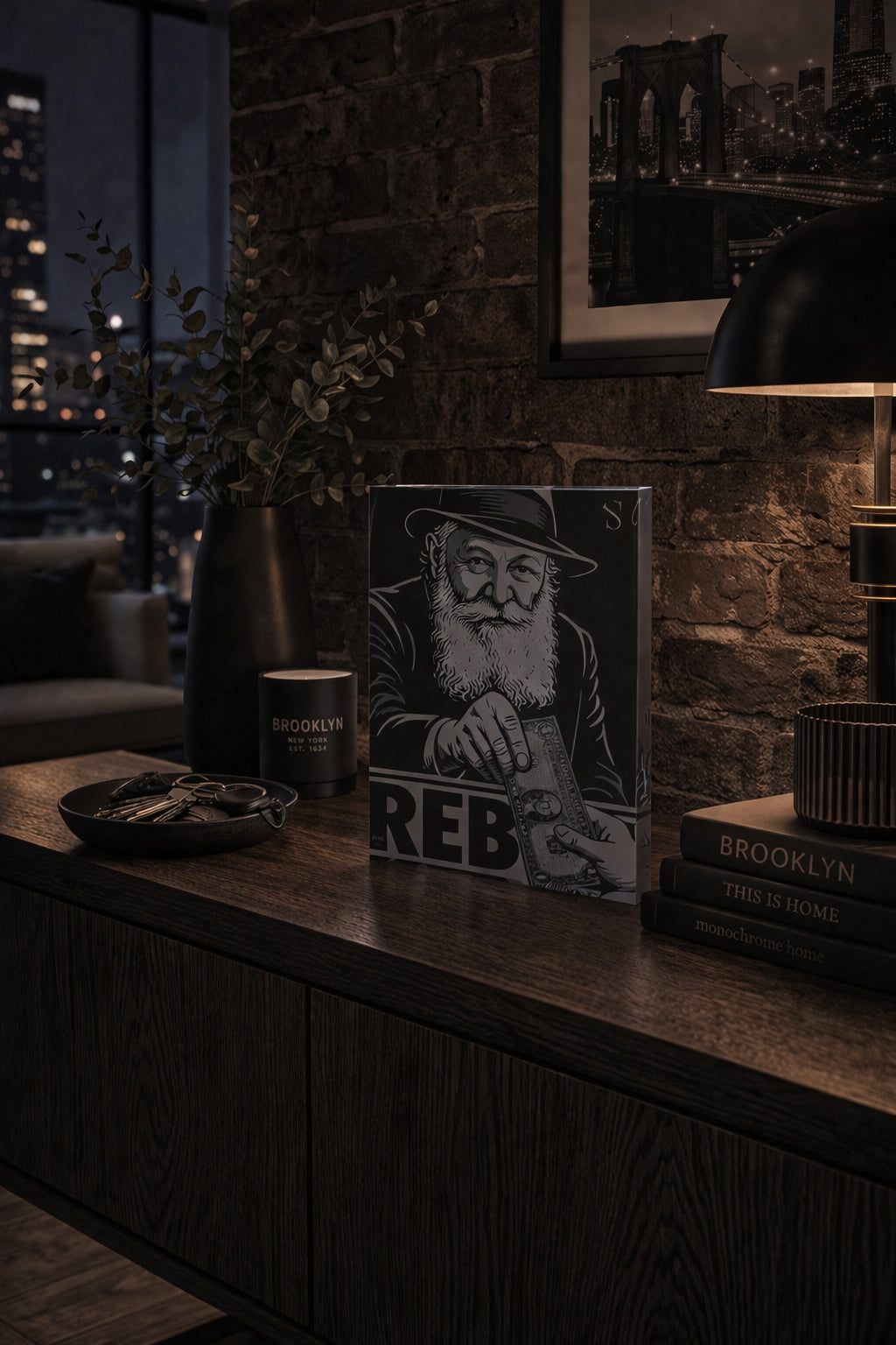 The Rebbe | Night Edition | Acrylic Art Block