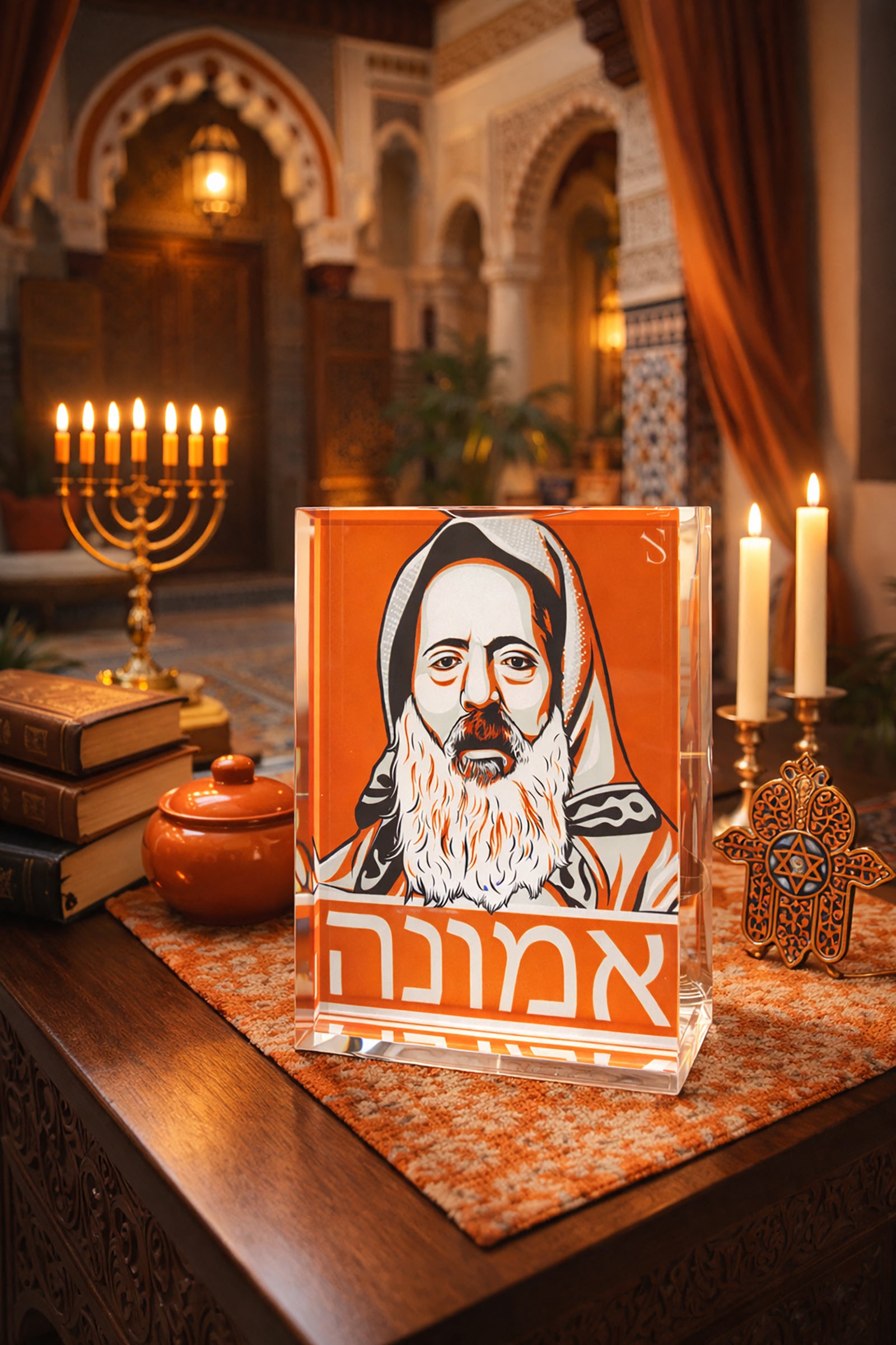 Rabbi Haim Pinto | Emet Edition | Acrylic Art Block