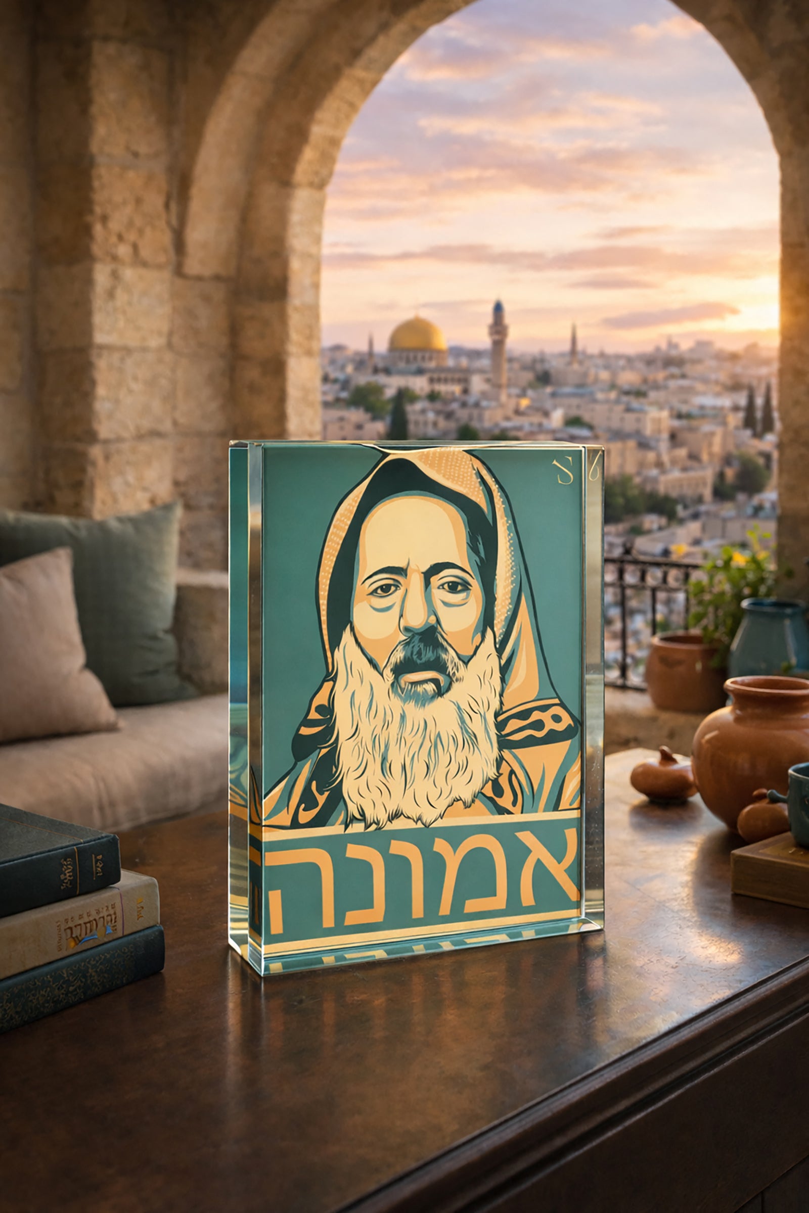 Rabbi Haim Pinto | Nomad Verde Edition | Acrylic Art Block