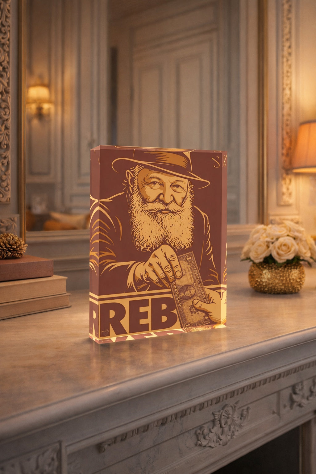 The Rebbe | Heritage Edition | Acrylic Art Block